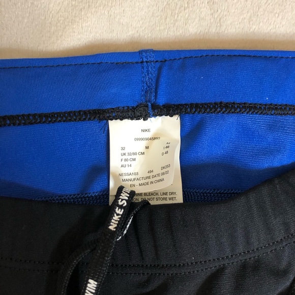 Blue and Black Nike Jammers Size 32 - Picture 2 of 4